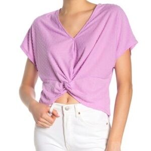 June & hudson Purple Blouse